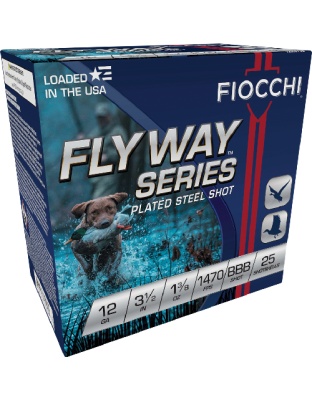 Fiocchi Flyway 12 Gauge 3.5" 1-3/8 Ounce #Bbb 25 Rounds