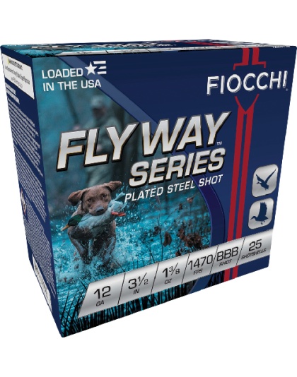 Fiocchi Flyway 12 Gauge 3.5" 1-3/8 Ounce #Bbb 25 Rounds