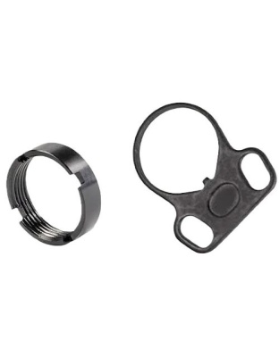 White Label Armory AR-15 End Plate Kit Ambid. Dual Loop & Castle Nut