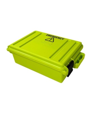 MTM Emergency Box 3 19.15.75X5.25 Yellow Green