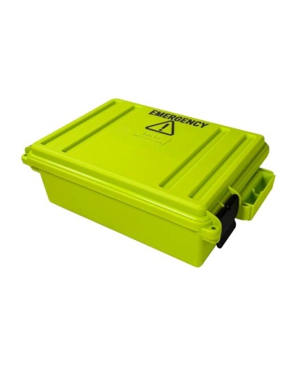 Mtm Emergency Box 3 19.15.75X5.25 Yellow Green