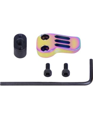 Guntec USA AR-15.308 Extended Magazine Catch Paddle Release Rainbow