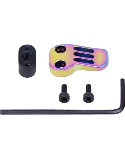 Guntec USA AR-15.308 Extended Magazine Catch Paddle Release Rainbow