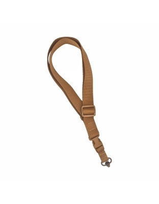 TacShield CQB Single Point Sling QD Push Button Swivel Coyote Brown