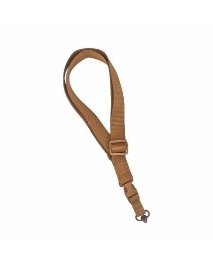 TacShield CQB Single Point Sling QD Push Button Swivel Coyote Brown