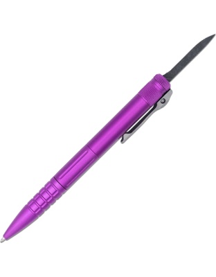 Cobratec Knives CNC Out-the-Front Pen Knife 1.75" Purple