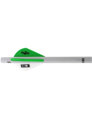 Bohning Blazer QuikFletch Neon Green/White 6 pk.