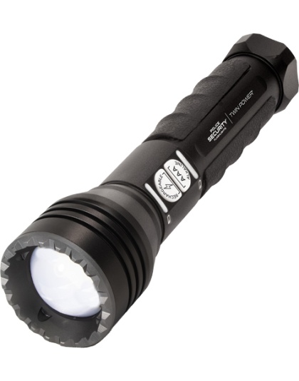 Police Security Flashlights Long Throw Flashlight Twin Power 1/4 Mile Beam