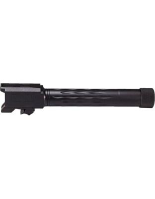 Faxon Firearms SIG P320 Compact 9 mm Flame Flute Threaded Black