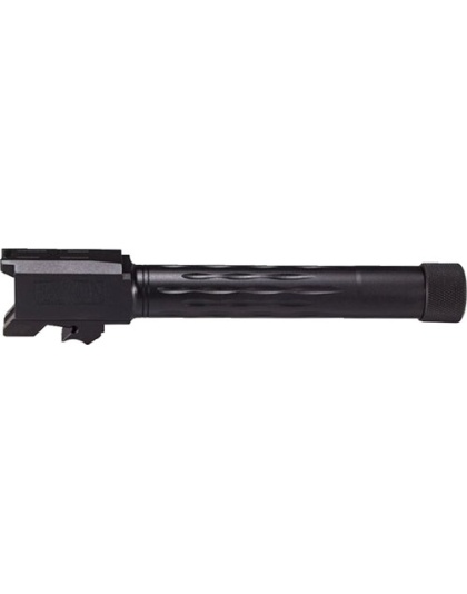 Faxon Firearms SIG P320 Compact 9 mm Flame Flute Threaded Black