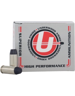 Underwood Ammo 10 mm 220 Grain Hard Cast Lead-Fn 20 Rounds 10 Boxes per Case