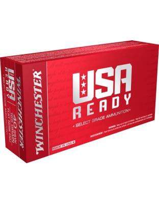 Winchester Ammunition USA Ready 40 S&W 165 Grain Full Metal Jacket-Match 50 Rounds