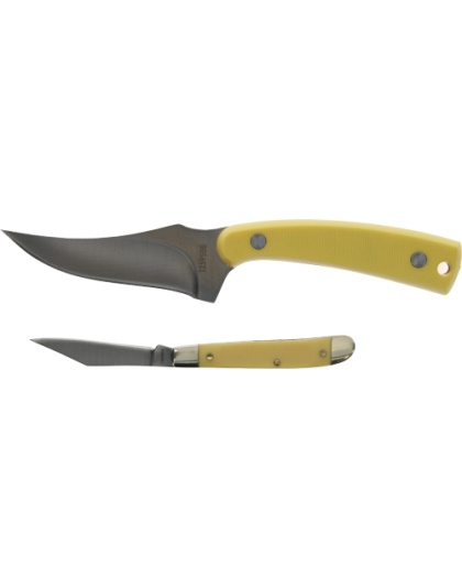 Old Timer Knife Sharpfinger Yellow Combo Promo Q4 26'