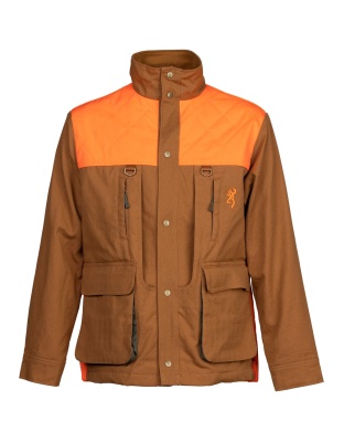 Browning Upland Jacket Tan/Blaze Large