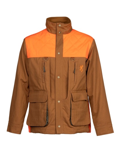 Browning Upland Jacket Tan/Blaze Large