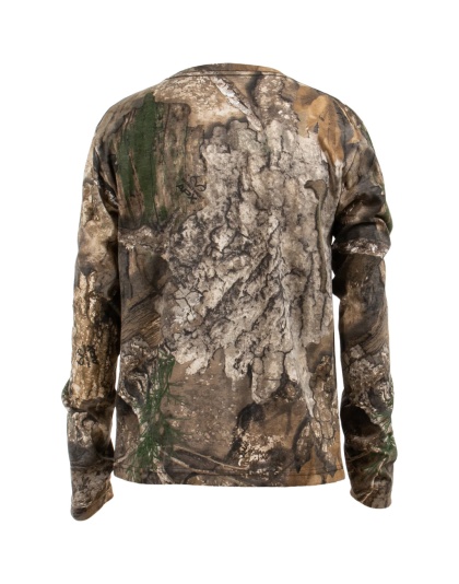 Habit Youth Bear Cave Long Sleeve Tee Realtree APX Youth Extra Large