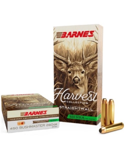 Barnes Harvest 450 Bm 260 Grain Pro Hunter 20 Rounds 10 Boxes per Case