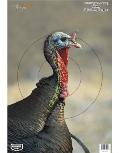 Birchwood Casey B/C Target Pregame 12"X18" Turkey 8 Targets