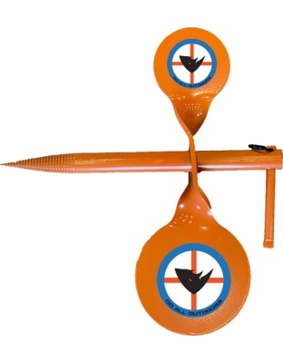 Do All Traps Do-All Steel Target Handgun Tree Spinner 2 Stacked Targets