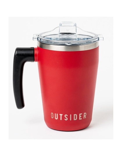 Outsider The AM Travel Mug Crimson