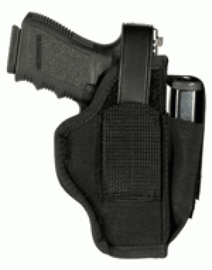Blackhawk with Magazine Pouch #06 Nylon Black Ambidextrous Holster