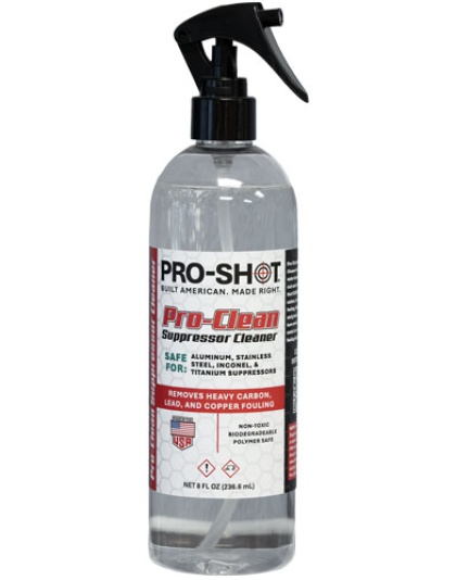 Pro-Shot Products Pro-Clean Suppressor Cleaner 16 Ounce Spray Bottle