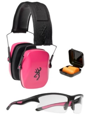 Browning Buckmark Range Kit with Glasses Pink