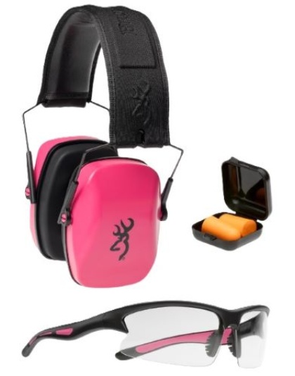 Browning Buckmark Range Kit with Glasses Pink