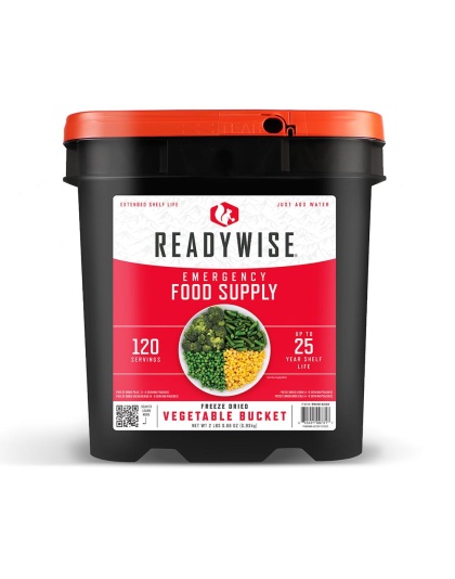 Readywise Freeze Dried Vegetable Bucket 120 Servings