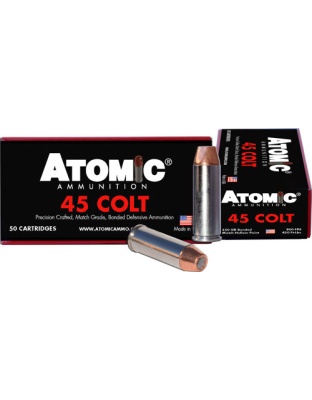 Atomic Ammunition 45 Lc 250 Grain Match Hollow Point 50 Rounds