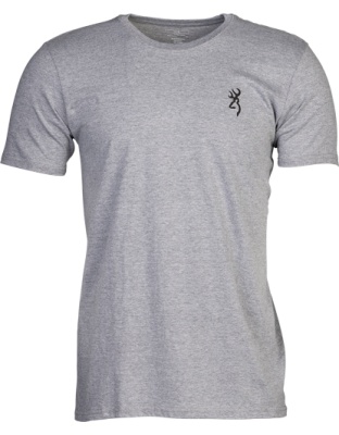 Browning Short-Sleeve T-Shirt Hunt Tough Heather Gray Large