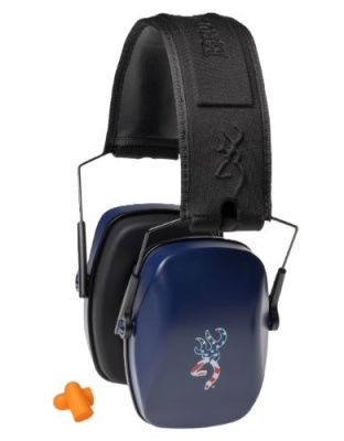 Browning Buckmark Iii Hearing Protector Nrr 27DB Navy Red