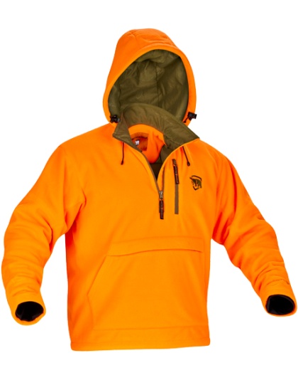 Arctic Shield Barricade Fleece Pullover Blaze Orange Large