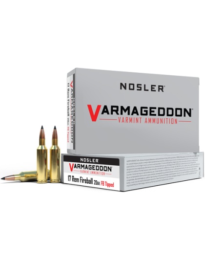 Nosler Bullets Varmageddon 17 Rem Fb 20 Grain Fbt 20 Rounds 20 Boxes per Case