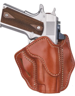 1791 Gunleather BH1S Belt Outside-the-Waistband Multi-Fit Optic Rdy Right-Hand 1911 4" Cla Brown