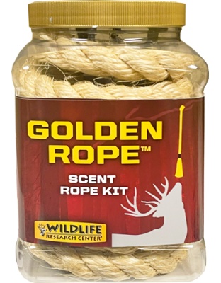 Wildlife Research Golden Rope Scrape Kit 3-30" Ropes & Scent Mix