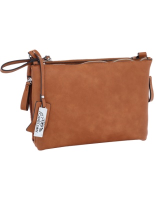 Cameleon Iris Concealed Carry Purse-Cross Body Style Brown