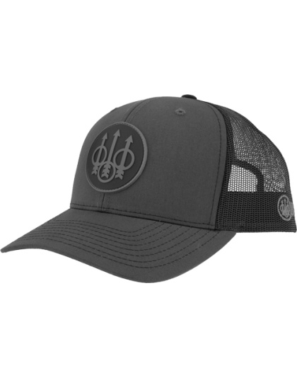 Beretta Cap Js Trucker Circle Patch Mesh Back Charcoal/Black