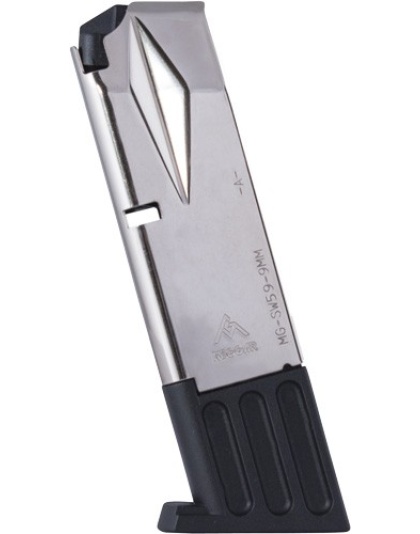 MEC-Gar Magazine Smith & Wesson 5900 Series 9 mm Luger 10 Rounds Nickel