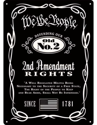 Rivers Edge Sign 12"x17" "We the People Whiskey"