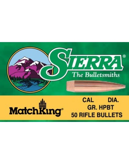 Sierra Bullets.303 Caliber.311 174 Grain Hollow Point Boat Tail Match 100 Count