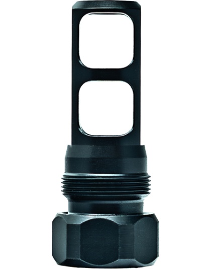 Faxon Firearms Muzzlok Stainless Steel Plan B Muzzle Brake 5/8X24.375" Bore