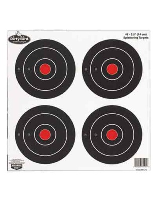 Birchwood Casey B/C Target Dirty Bird 6" Bull's-Eye 48 Targets
