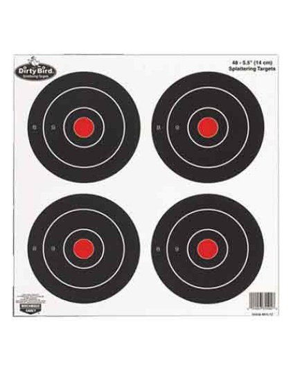 Birchwood Casey B/C Target Dirty Bird 6" Bull's-Eye 48 Targets