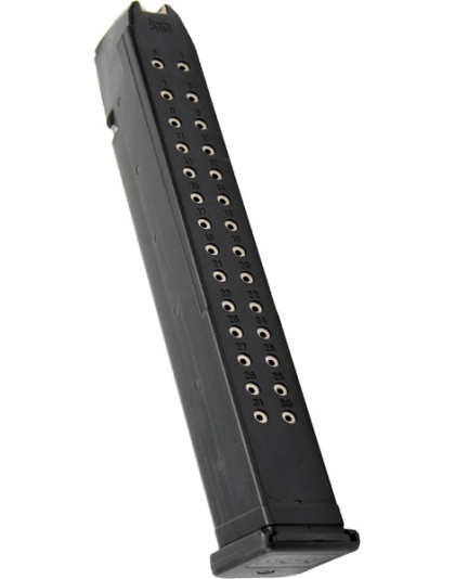 Ed Brown Products Magazine for Glock 17/18/19/26/34 9 mm 31 Rounds