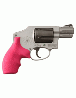 Hogue Smith & Wesson J Frame Round Butt Bantam Pink