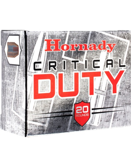 Hornady Critical Duty 45 Automatic Colt Pistol +P 220 Grain Flexlock 20 Rounds 10 Boxes per Case