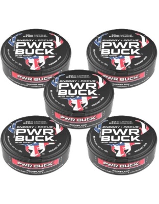 Bucked Up Pwr Buck Energy Pouches 5 Can Roll Rocket Pop