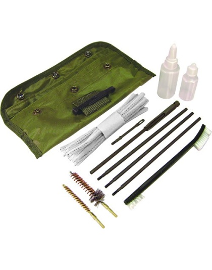 PSP Products Cleaning Kit AR-15/M16 Gi Field Od Green Pouch
