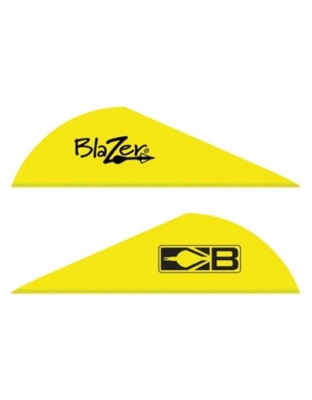 Bohning Blazer Vanes 2" Solid Neon Yellow 100-Pack